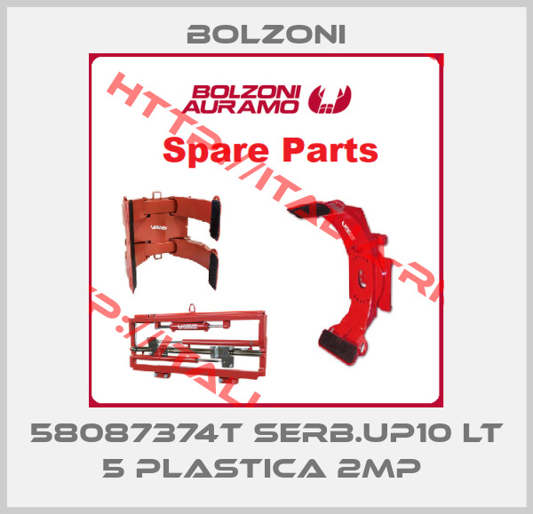 Bolzoni-58087374T SERB.UP10 LT 5 PLASTICA 2MP 