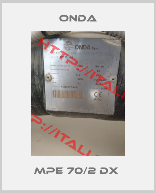 ONDA-MPE 70/2 DX 