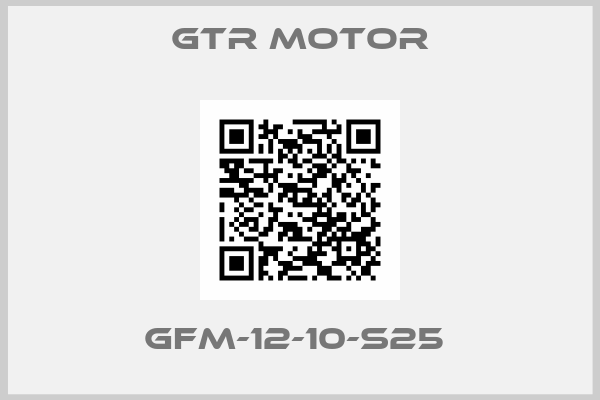 GTR MOTOR-GFM-12-10-S25 