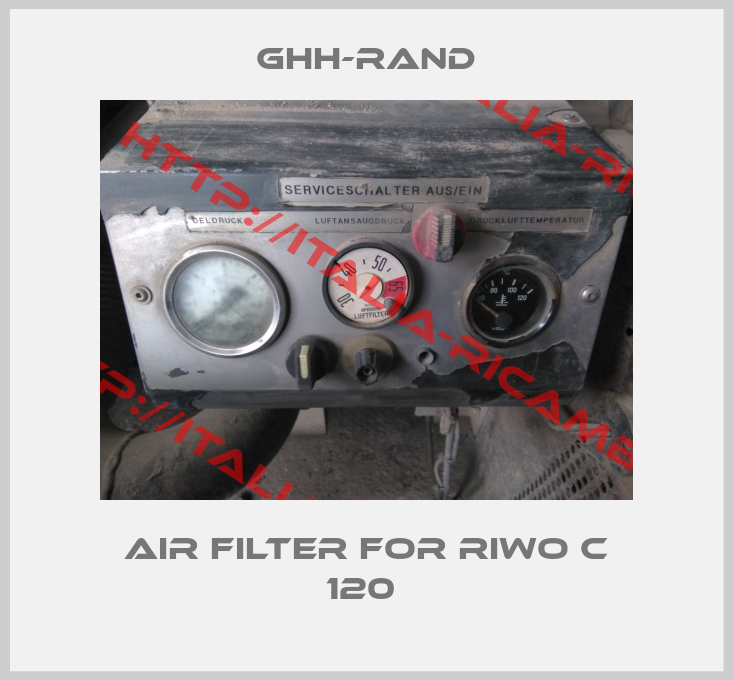 ghh-rand-Air filter for RIWO C 120 