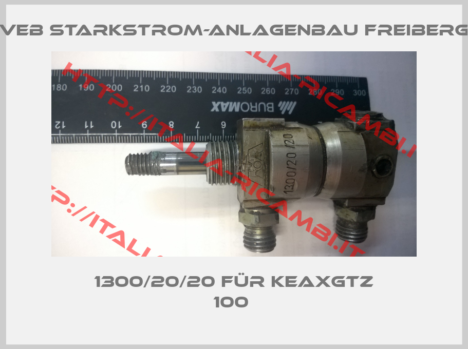 VEB Starkstrom-Anlagenbau Freiberg-1300/20/20 für KEAXGTZ 100 