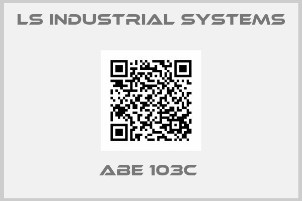 LS INDUSTRIAL SYSTEMS-ABE 103C 