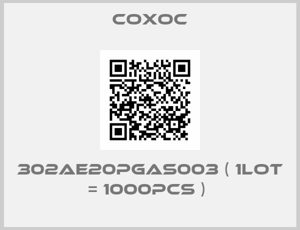 coxoc-302AE20PGAS003 ( 1lot = 1000pcs ) 