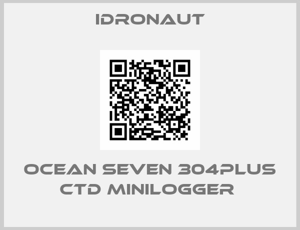 IDRONAUT-OCEAN SEVEN 304Plus CTD miniLOGGER 