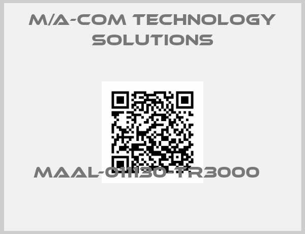 M/A-Com Technology Solutions-MAAL-011130-TR3000  