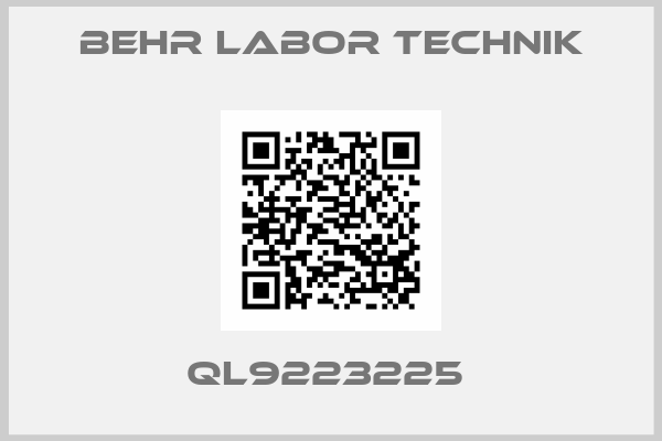 Behr Labor Technik-QL9223225 