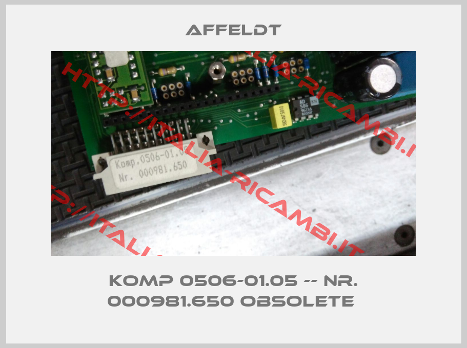 AFFELDT-Komp 0506-01.05 -- Nr. 000981.650 obsolete 