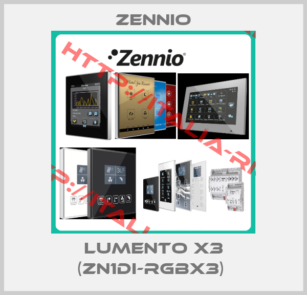 Zennio-Lumento X3 (ZN1DI-RGBX3) 