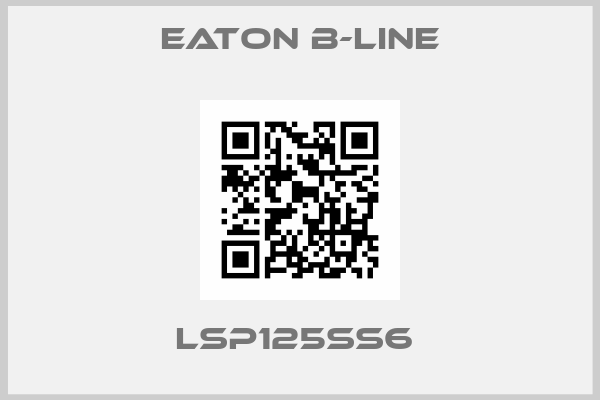 Eaton B-Line-LSP125SS6 