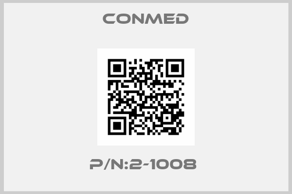 Conmed-P/N:2-1008 