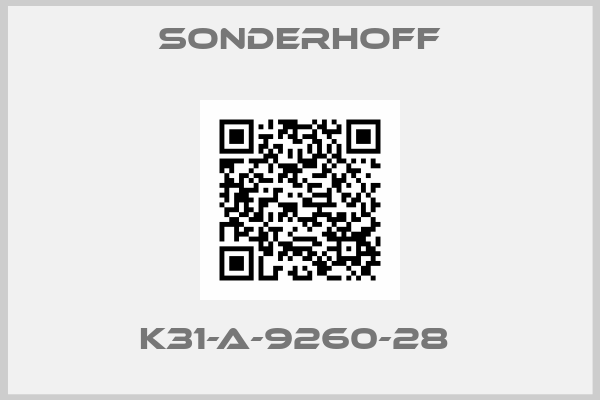 SONDERHOFF-K31-A-9260-28 