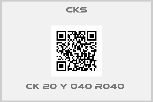 Cks-CK 20 Y 040 R040 