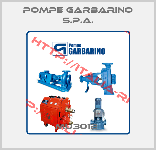 Pompe Garbarino S.P.A.-MU3012 