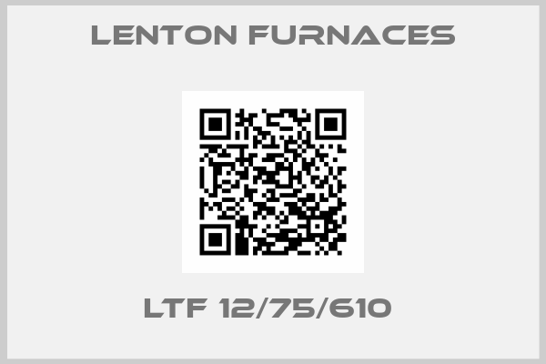 Lenton Furnaces-LTF 12/75/610 