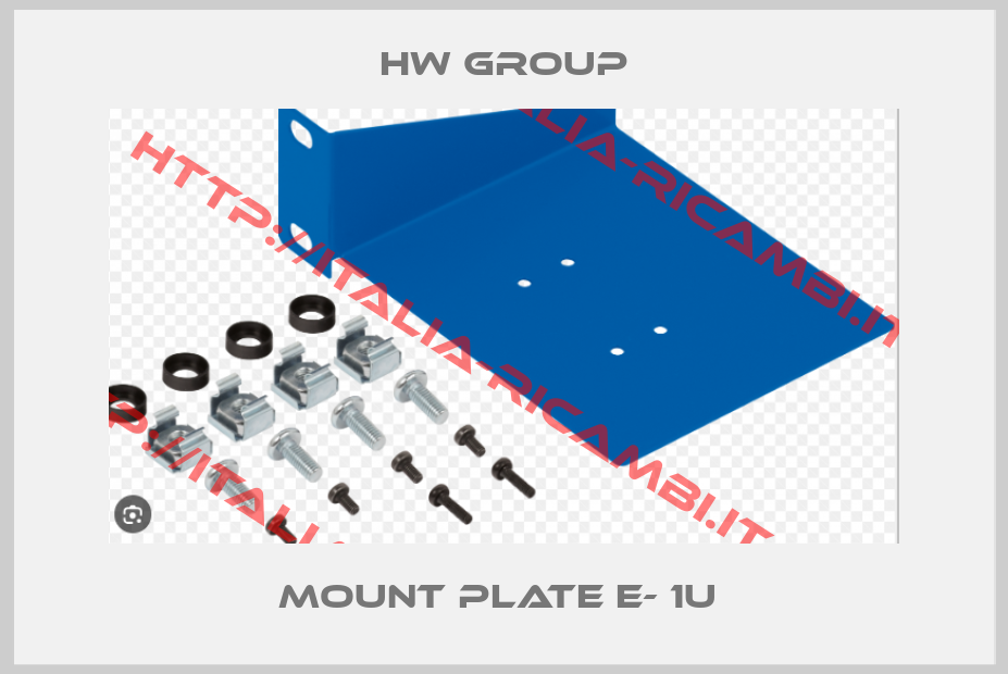HW group-Mount plate E- 1U 