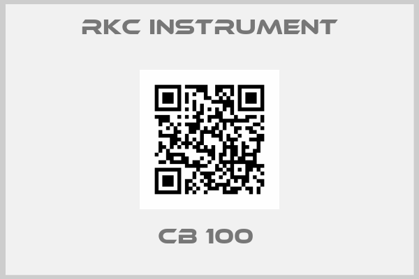 RKC INSTRUMENT- CB 100 