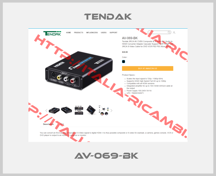 Tendak-AV-069-BK 