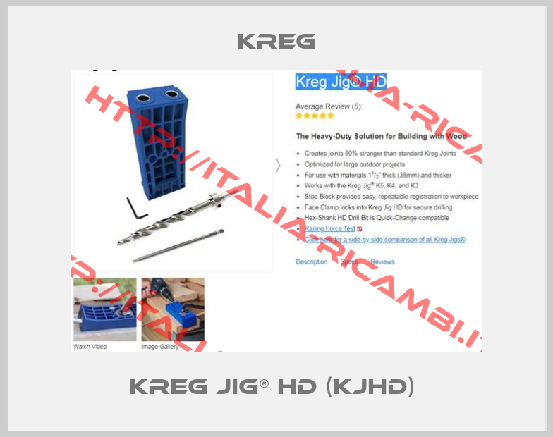 Kreg-Kreg Jig® HD (KJHD) 