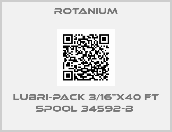 Rotanium-LUBRI-PACK 3/16"X40 FT SPOOL 34592-B 