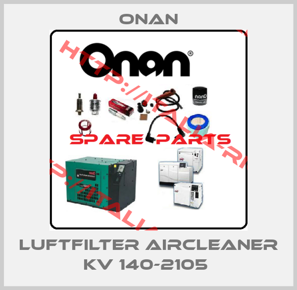 Onan-LUFTFILTER AIRCLEANER KV 140-2105 