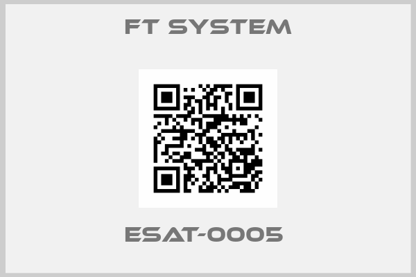 FT SYSTEM-ESAT-0005 