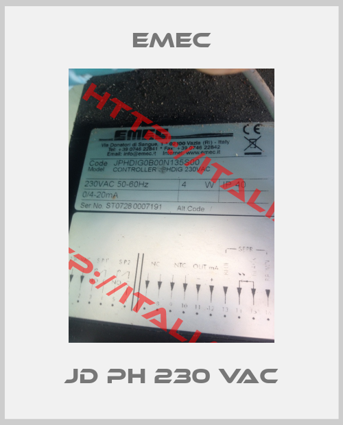 EMEC-JD PH 230 VAC