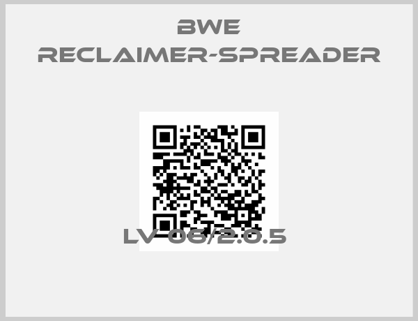 BWE Reclaimer-Spreader-LV 06/2.0.5 