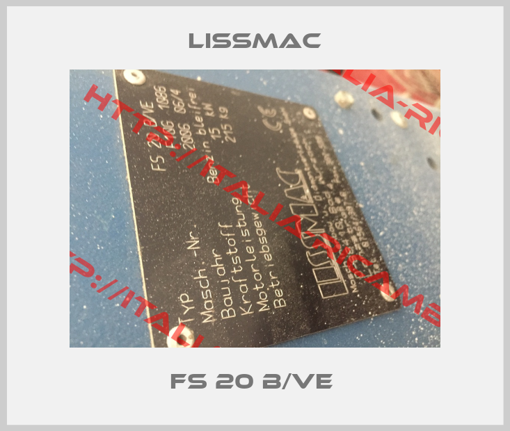 LISSMAC-FS 20 B/VE 
