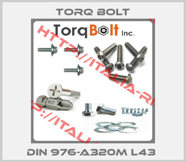 Torq Bolt-DIN 976-A320M L43 