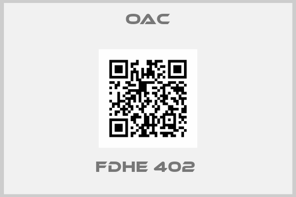 OAC-FDHE 402 