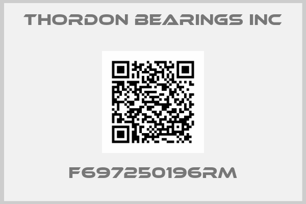 Thordon Bearings Inc-F697250196RM