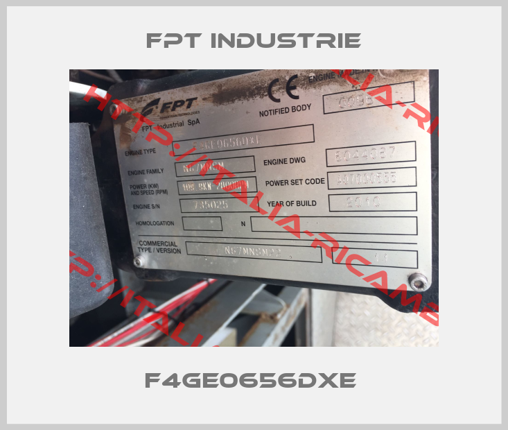 FPT INDUSTRIE-F4GE0656DxE 