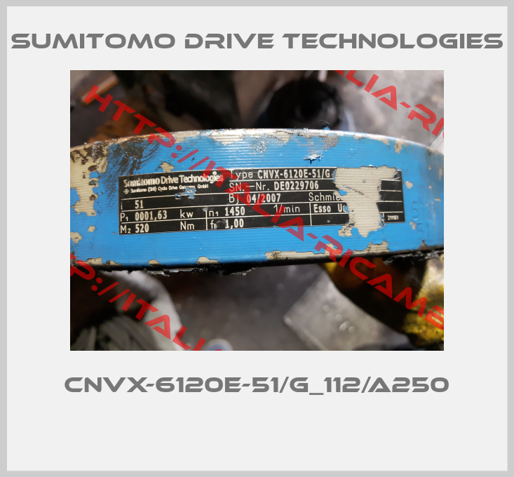 Sumitomo Drive Technologies-CNVX-6120E-51/G_112/A250 