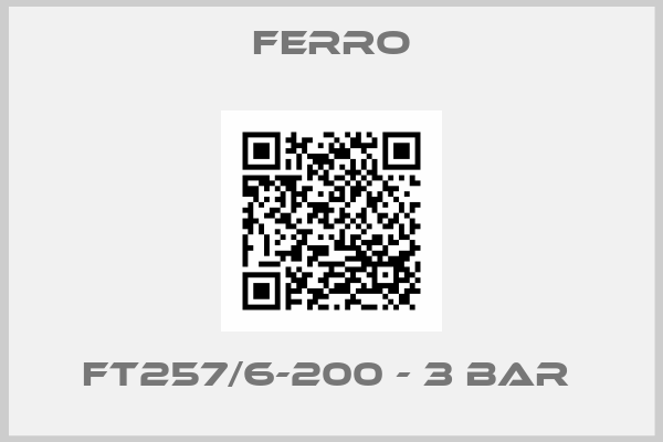 Ferro-FT257/6-200 - 3 bar 