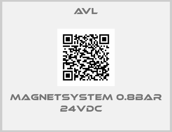 Avl-MAGNETSYSTEM 0.8BAR 24VDC   