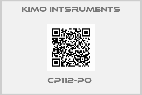KIMO Intsruments-CP112-PO 