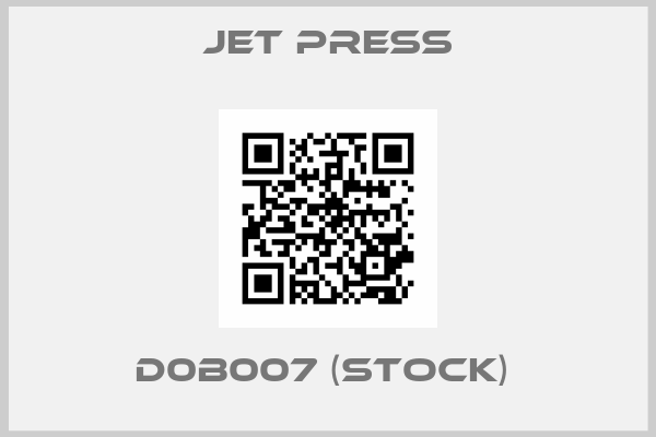 jet press-D0B007 (stock) 