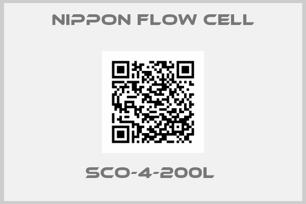 NIPPON FLOW CELL-SCO-4-200L 