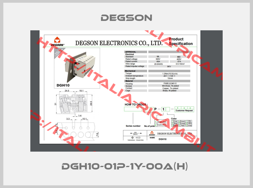 Degson-DGH10-01P-1Y-00A(H) 