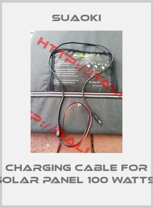 Suaoki-Charging cable for solar panel 100 watts 