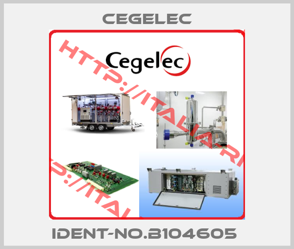 CEGELEC-ident-no.B104605 