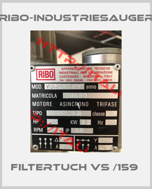RIBO-Industriesauger-Filtertuch VS /159 