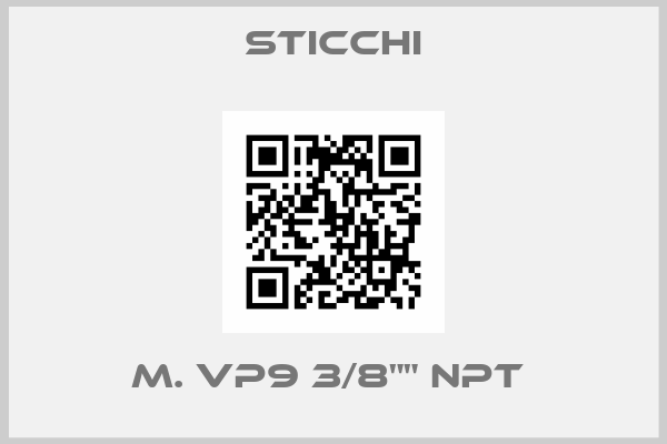Sticchi-M. VP9 3/8"" NPT 
