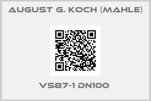 August G. Koch (Mahle)-VS87-1 DN100 