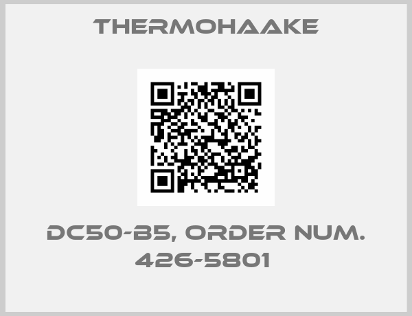 ThermoHaake-DC50-B5, order num. 426-5801 