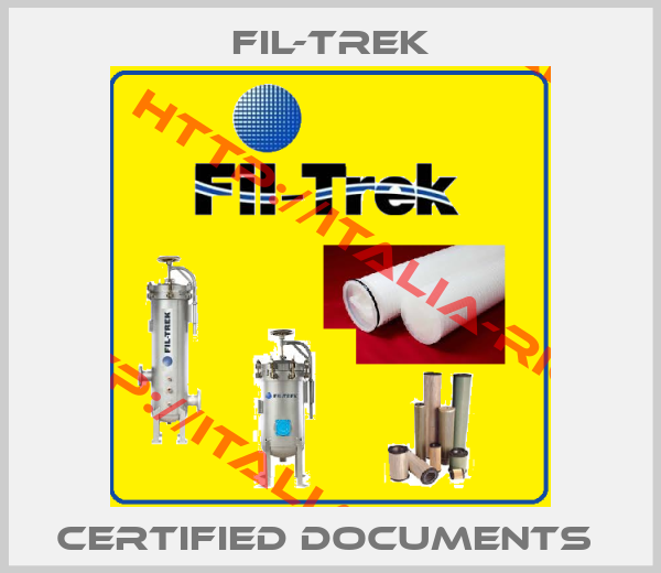 FIL-TREK-Certified documents 