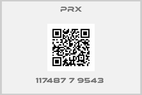 Prx-117487 7 9543 
