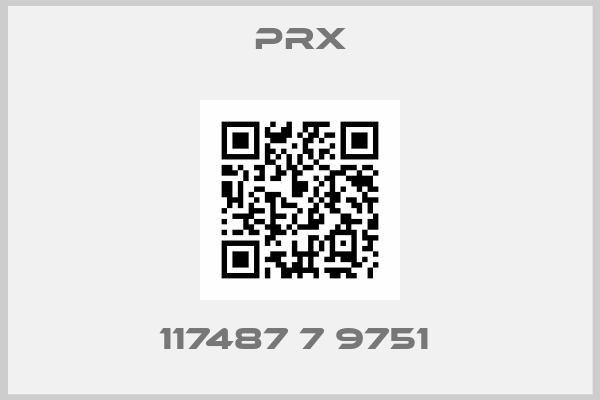 Prx-117487 7 9751 