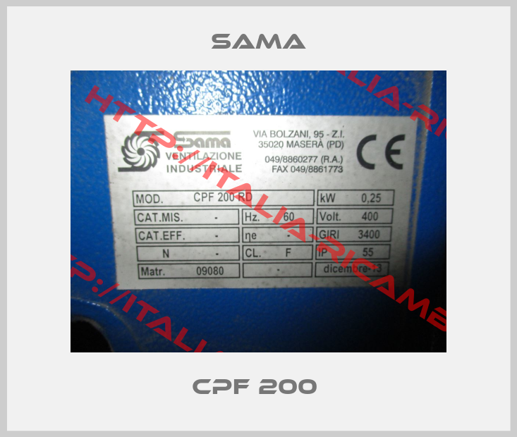 Sama- CPF 200 