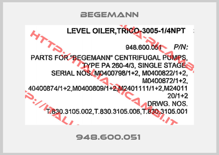 BEGEMANN-948.600.051 